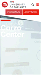 Mobile Screenshot of corzocenter.uarts.edu